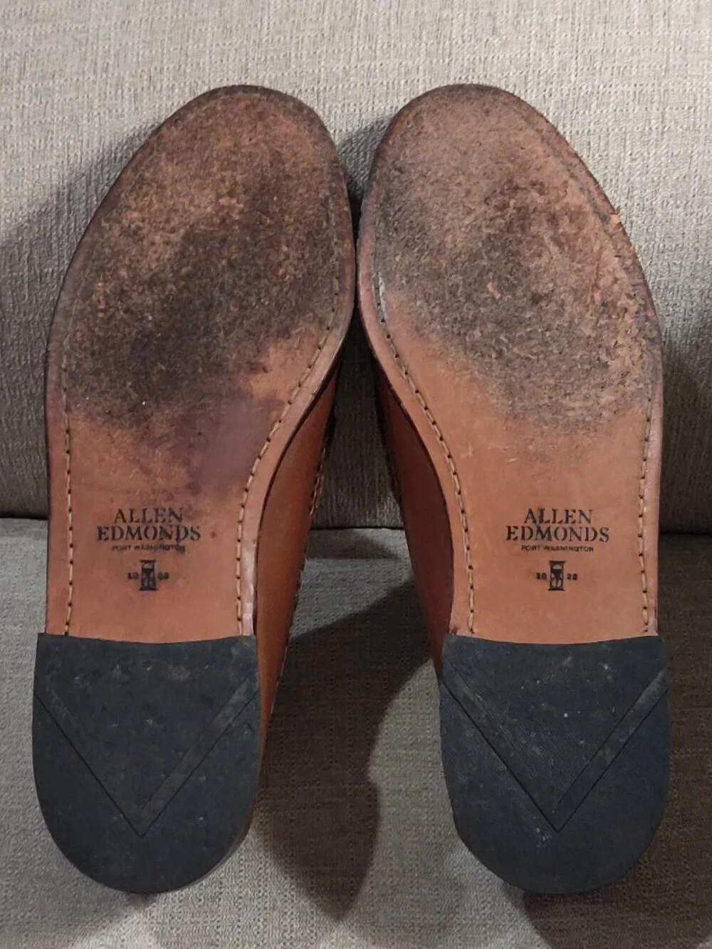 Allen Edmonds Maxfield Port Washington Leather Tassel Loafer SIZE 10E